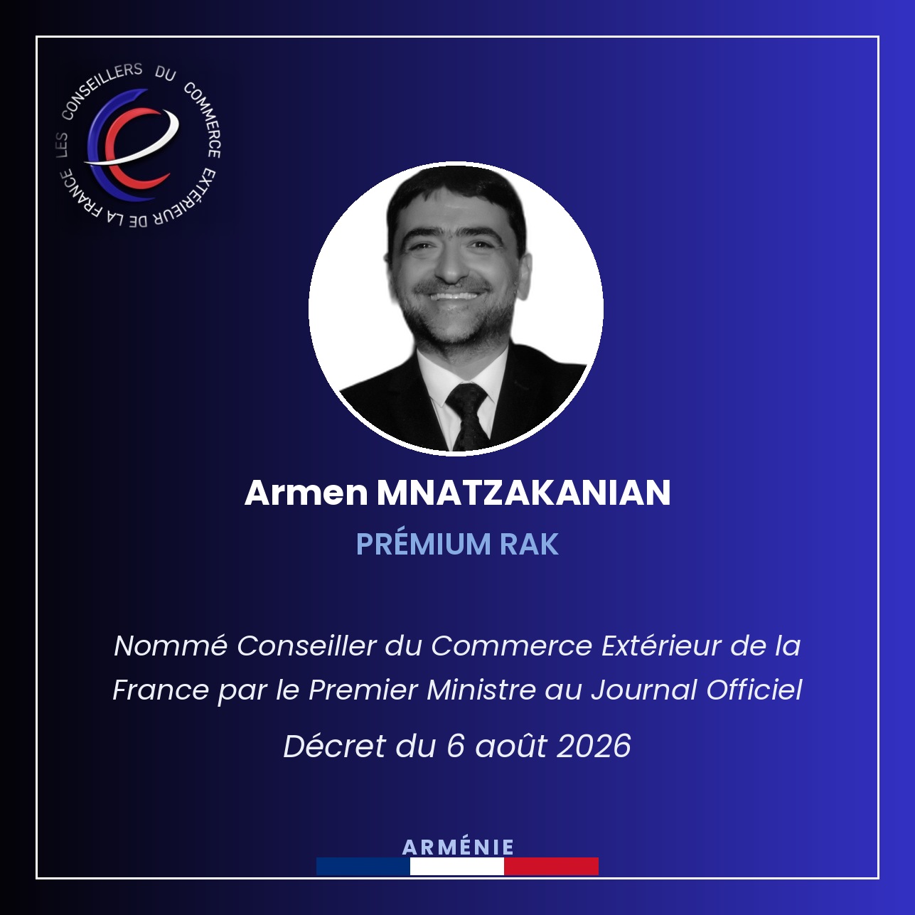 Une nomination qui nous honore