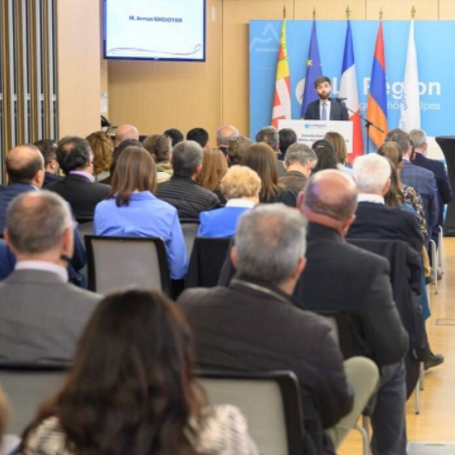 Le vice-ministre de l’Économie de la République d’Arménie a participé à la “Journée de l’amitié Syunik Auvergne-Rhône-Alpes Arménie” en France
