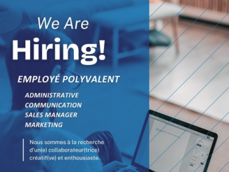 OFFRE D’EMPLOI: Employé Polyvalent / Communication & Marketing & Sales Manager
