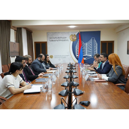 Rencontre entre la CCIFA et le Ministre de l’Économie de la République d’Arménie, M. Gevorg Papoyan